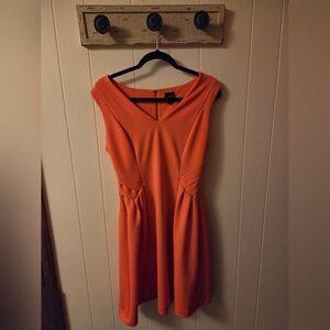 Worthington Coral Orange Dress Size 10